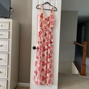 Meritt XL floral elastic waist maxi dress